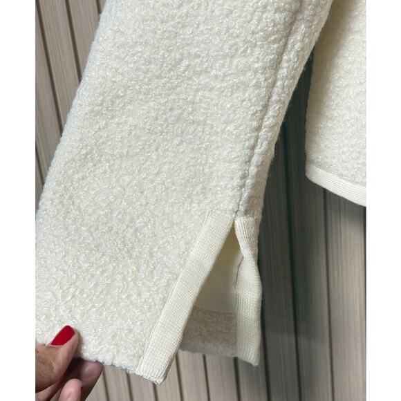 Cinq à Sept Women’s Junia Collarless Jacket Ivory Size 8 - Picture 13 of 13